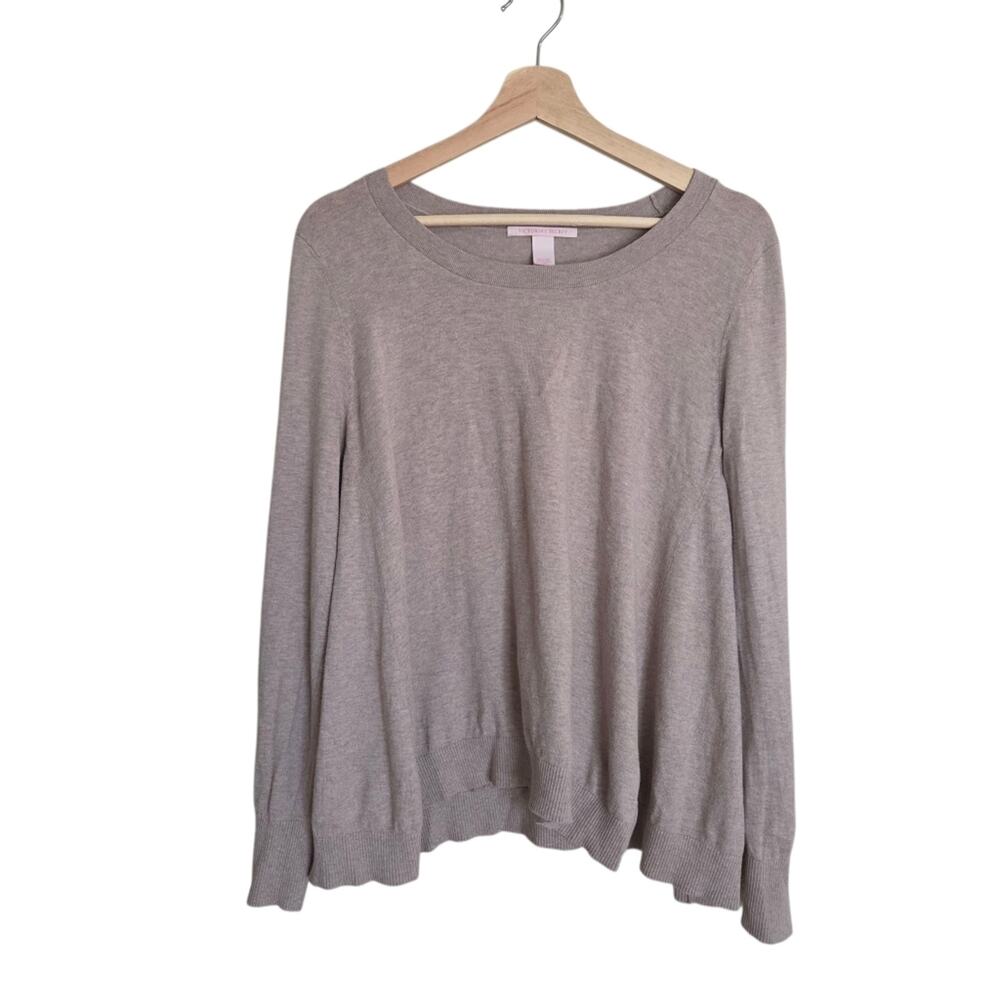 Victoria's Secret | Boxy Flowy Cashmere Blend Lightweight Sweater